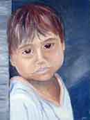 Mayan Boy Oil Painting by Joyce